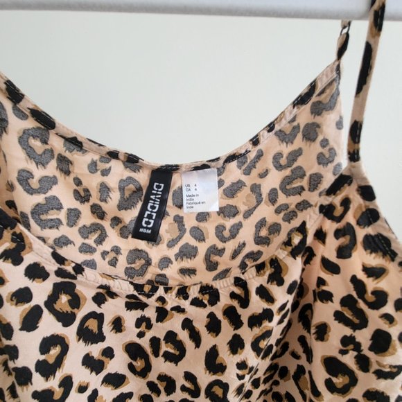 H&M flowy leopard print tank top - Picture 4 of 6